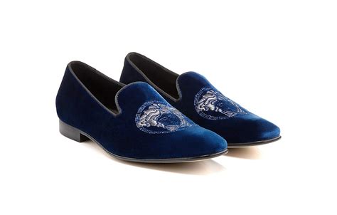 Versace suede slippers